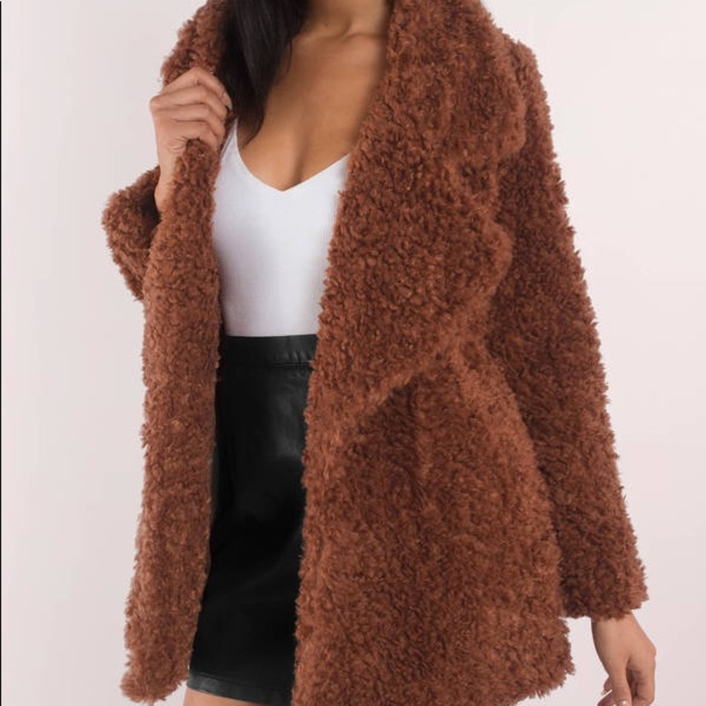 Til Sunset Faux Fur Coat